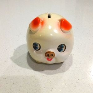 Vintage Ceramic Piggy Bank